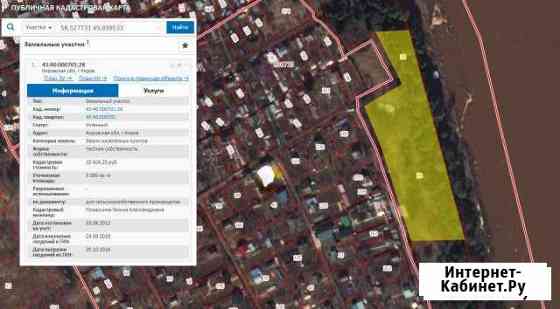 Участок 51 сот. (ИЖС) Киров