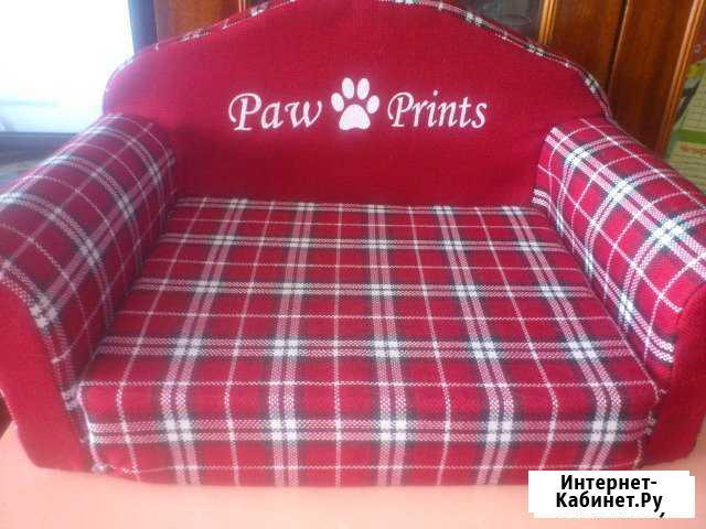 Лежак для животных Paw Prints Диван новый Брянск - изображение 1