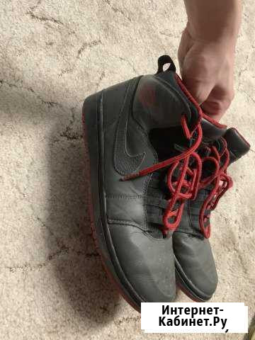 Air Jordan 1 black-red Челябинск - изображение 1