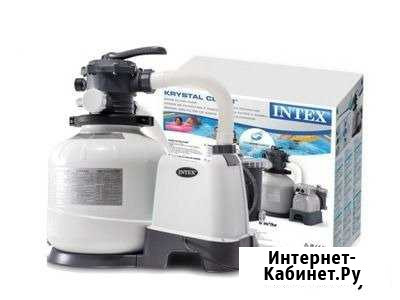 Песочный фильтрующий насос Intex 6000 л/ч Ростов-на-Дону - изображение 1