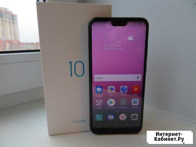 Новый Huawei Honor 10 4/64Gb Ростест Год Гарантии Ростов-на-Дону - изображение 1
