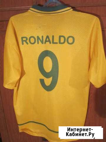 Фанатская футболка Ronaldo Brasil (как новая) Челябинск - изображение 1