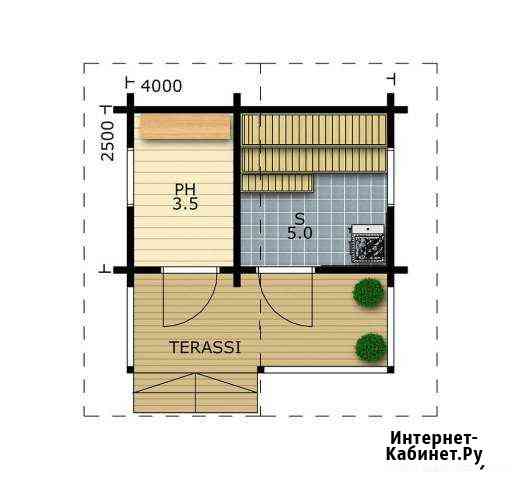 Баня 4*4 из профилированного бруса Чебоксары