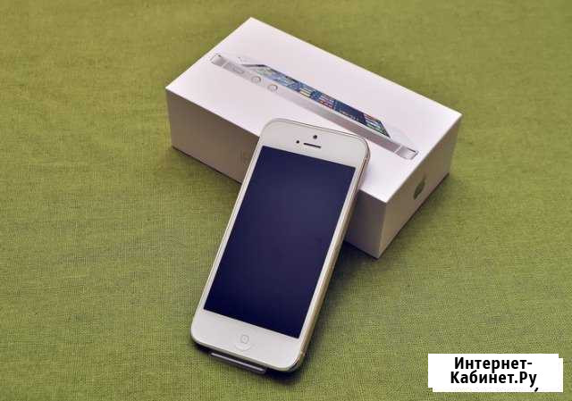 Продаю сотовый телефон iPhone 5 16 Gb белый Курган - изображение 1