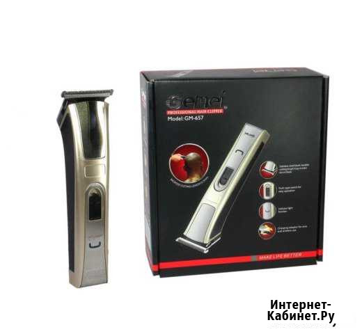 Машинка для стрижки волос gemei gm-657. Новая Красноярск - изображение 1