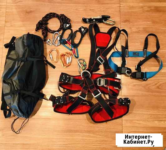 Альпинистская обвязка ; стопер Petzl ; карабины ; Магадан - изображение 1