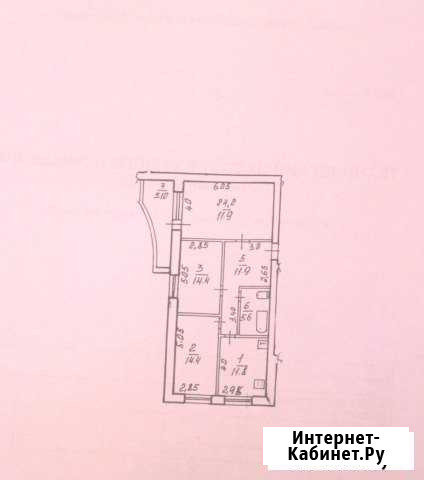 3-к квартира, 87.4 кв.м., 2/4 эт. Ишимбай - изображение 1