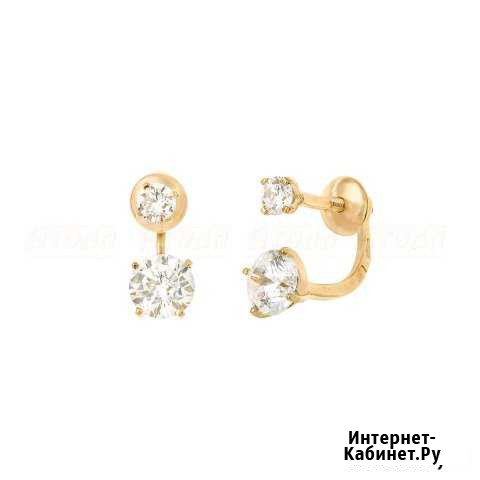 Серьги 585 Джекеты Новые Иркутск - изображение 1