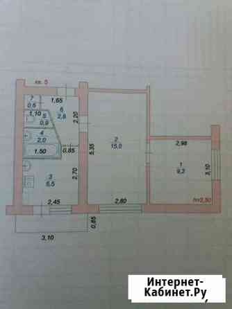 2-к квартира, 36 кв.м., 3/5 эт. Прохладный