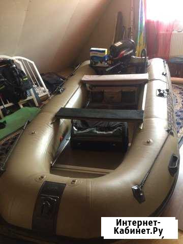Продам пвх лодку Badger 420 с мотором suzuki 15 S Рязань - изображение 1