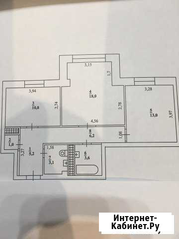 2-к квартира, 60.9 кв.м., 2/5 эт. Нарьян-Мар - изображение 1