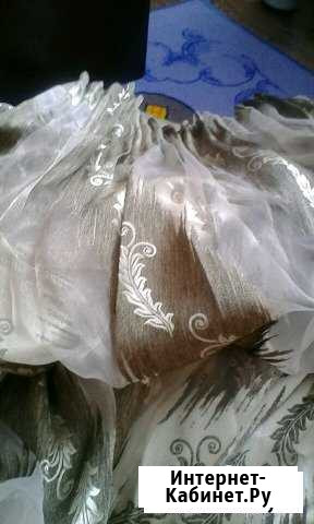 Новые шторы шикарные 8 метров /260 длинна Тюмень - изображение 1