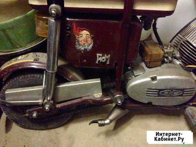 Продам раритетный мопед 1970 года ручной сборки Новосибирск - изображение 1