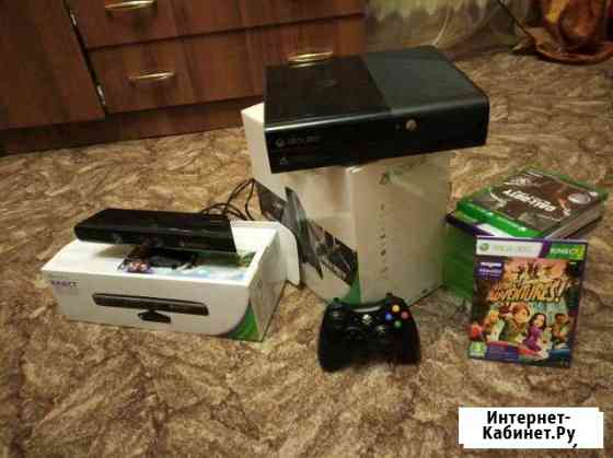 Приставка xbox 360 E, Kinect и 17 игр Нальчик