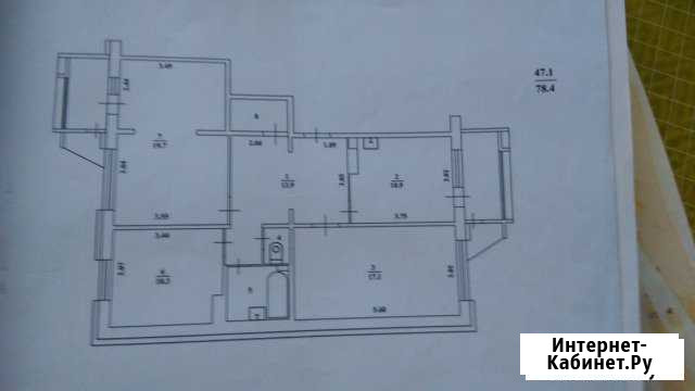 3-к квартира, 78.4 кв.м., 4/5 эт. Петропавловск-Камчатский - изображение 1