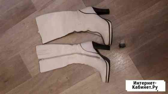 Зимние сапоги кожа, р. 37 Омск