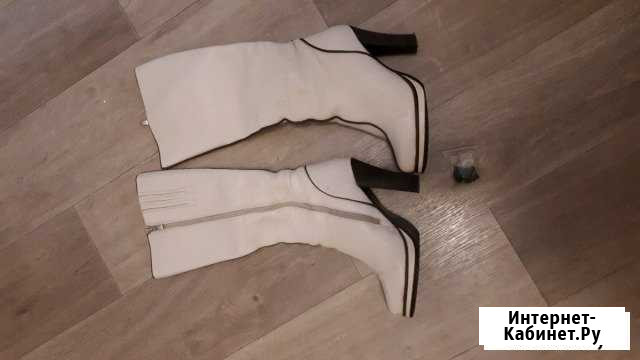 Зимние сапоги кожа, р. 37 Омск - изображение 1