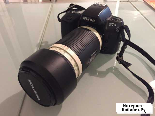 Nikon F70 пленочный 90х годов + объектив + кейс Москва - изображение 1