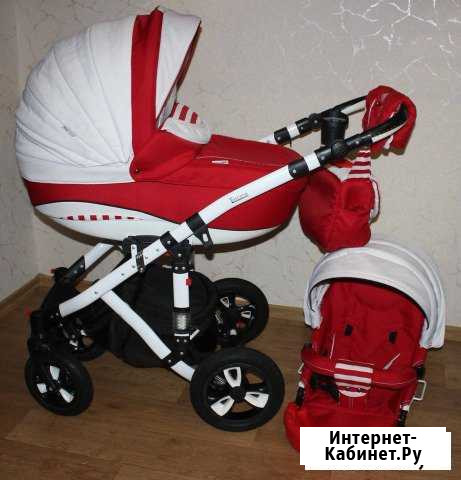 Bebe-Mobile Toscana 2в1 (красный в белую полоску) Ковров - изображение 1