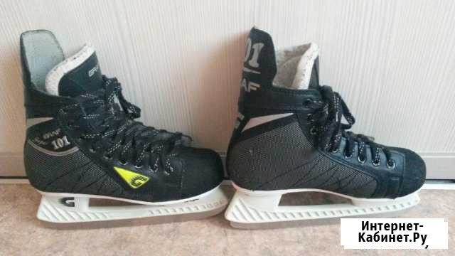 Коньки хоккейные Graf Super 101 р.40 Красноярск - изображение 1