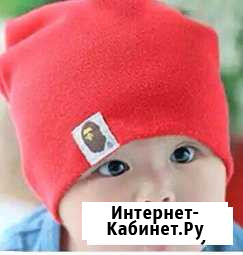 Шапочка для малыша, коричневая Новосибирск - изображение 1