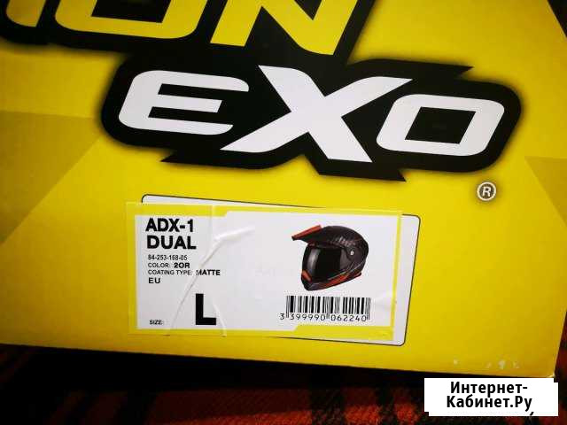 Продам мотошлем модуляр ADX 1 Петрозаводск - изображение 1