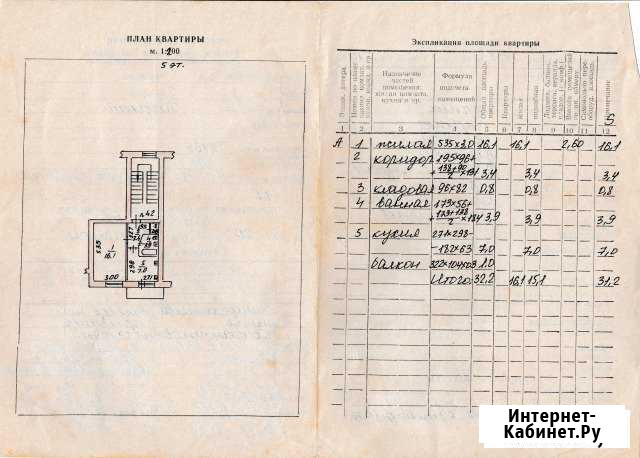 1-к квартира, 32.2 кв.м., 5/5 эт. Гигант - изображение 1