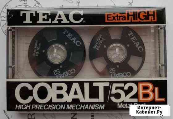 Аудиокассета Teac cobalt 52 BL Очень редкая Йошкар-Ола