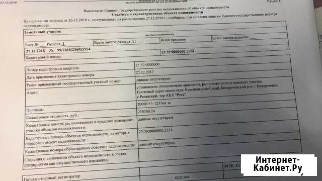Участок 2 га (СНТ, ДНП) Краснодар - изображение 1
