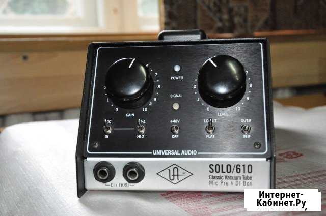 Микрофонный предусилитель Universal Audio 610 solo Армянск - изображение 1