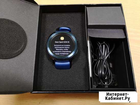 SAMSUNG Gear Sport синие в отличном состоянии Пенза - изображение 1