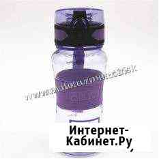 Стильная спортивная бутылочка Clibe. Сиреневая Омск