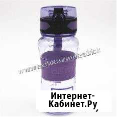 Стильная спортивная бутылочка Clibe. Сиреневая Омск - изображение 1