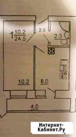 1-к квартира, 25 кв.м., 11/12 эт. Тверь