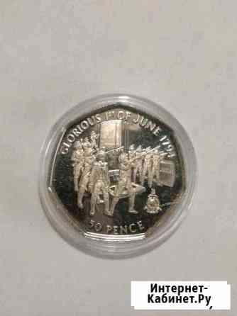 Гибралтар. 50 пенсов 2004 г. Славное 1 июня Севастополь