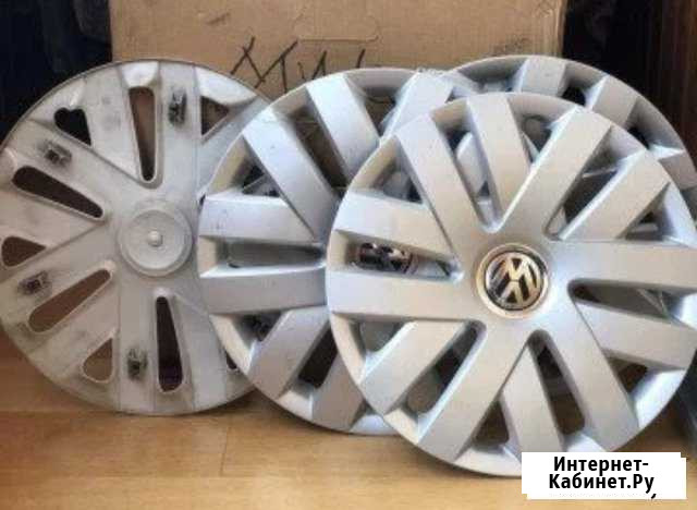 Колпаки 4 шт на VW polo sedan r15 Чебоксары - изображение 1