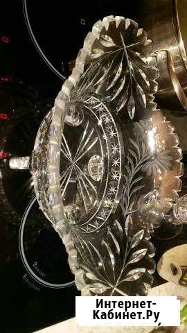 Хрустальная ваза для фруктов Ставрополь - изображение 1