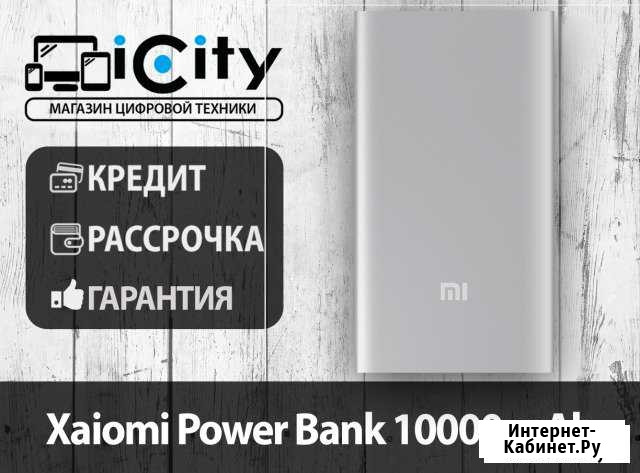 Xiaomi mi Power Bank (2USB) 10000 mAh Silver Хабаровск - изображение 1