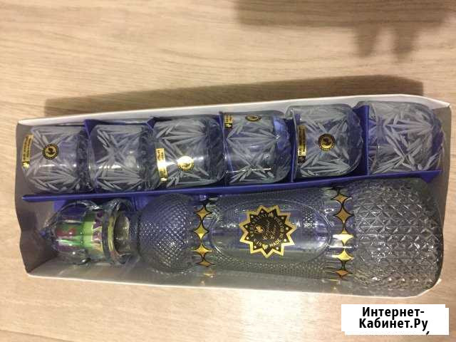 Подарочный набор для водки или виски из хрусталя Москва - изображение 1