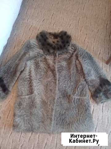 Шуба из натуральной цигейки Челябинск - изображение 1