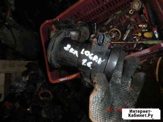 Заслонка дроссельная Renault Logan 1.6l 05-14г Свердлова