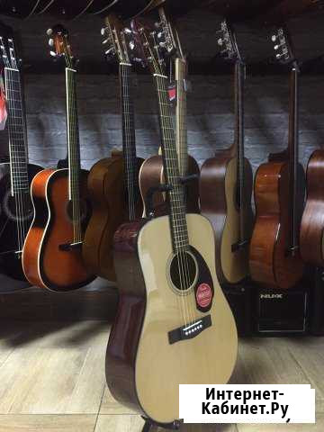 Гитара Акустическая fender CD-60S NAT + Набор Санкт-Петербург - изображение 1