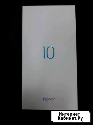 Honor 10 midnight black 64gb Оригинал Воронеж - изображение 1
