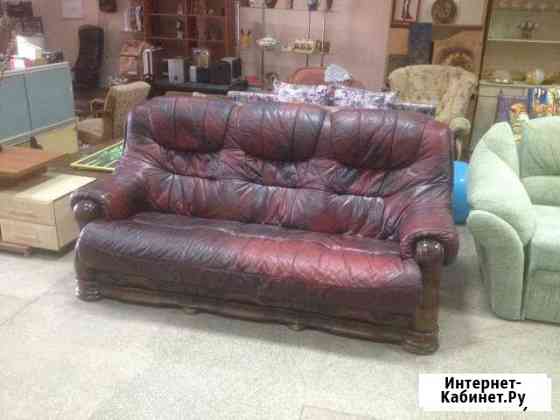 Комплект мягкой кожаной мебели Симферополь