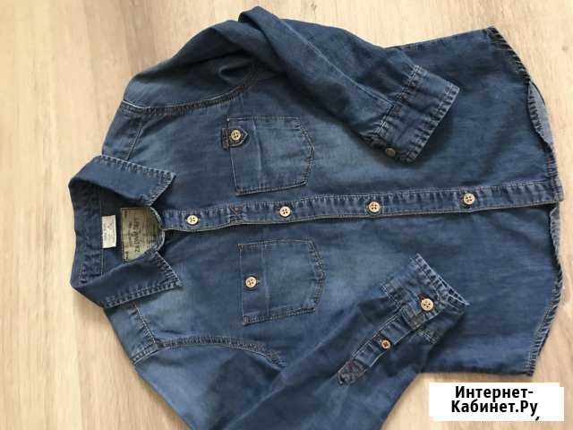 Джинсовая рубашка Zara Белгород - изображение 1