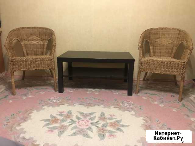 Стол с плетёнными креслами Кольчугино - изображение 1