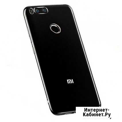 Чехол для Xiaomi Mi A1/Mi5x черный,прозрачный Хабаровск - изображение 1