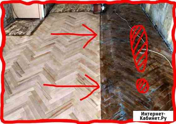 Циклевка паркета и досок. Без пыли Санкт-Петербург