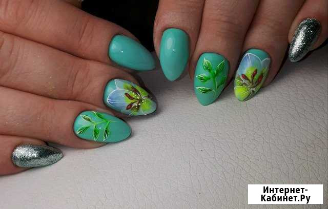 Наращивание ногтей педикюр гель лак Казань - изображение 1