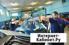 Замена лобового стекла. Выездная установка Санкт-Петербург
